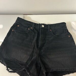 American Eagle Outfitters Black Jean Shorts
